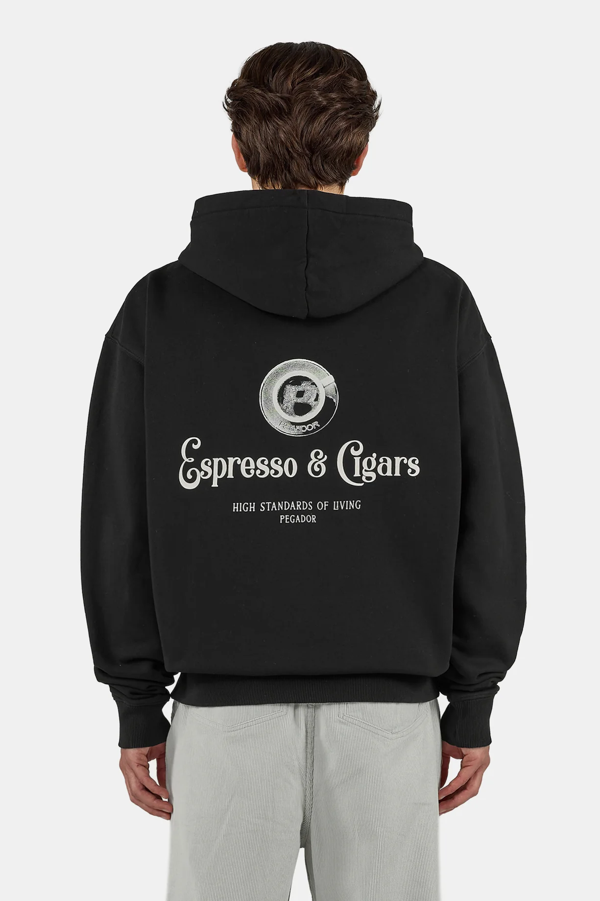 Dragor Oversized Sweat Jacket Washed Black Dragor Oversized Sweat Jacket Washed Black