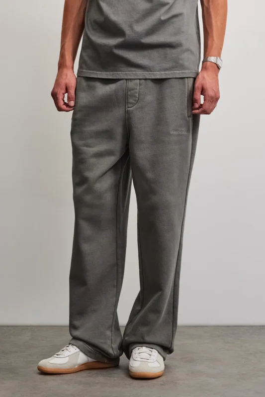 Logo Loose Sweatpants Vintage Grey